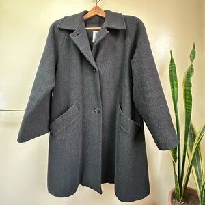Vintage JNY Jones New York Wool Cashmere Coat | Classic Tailored Outerwear